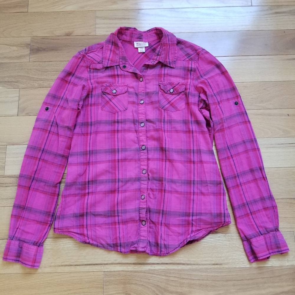Mossimo supply Co. plaid shirt